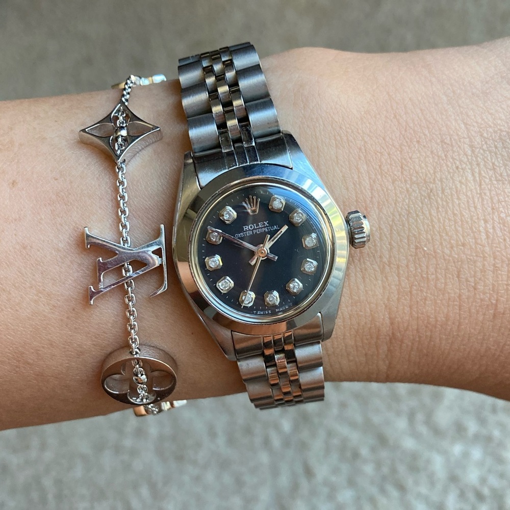 💯 Authentic Louis Vuitton 18k white gold bracelet